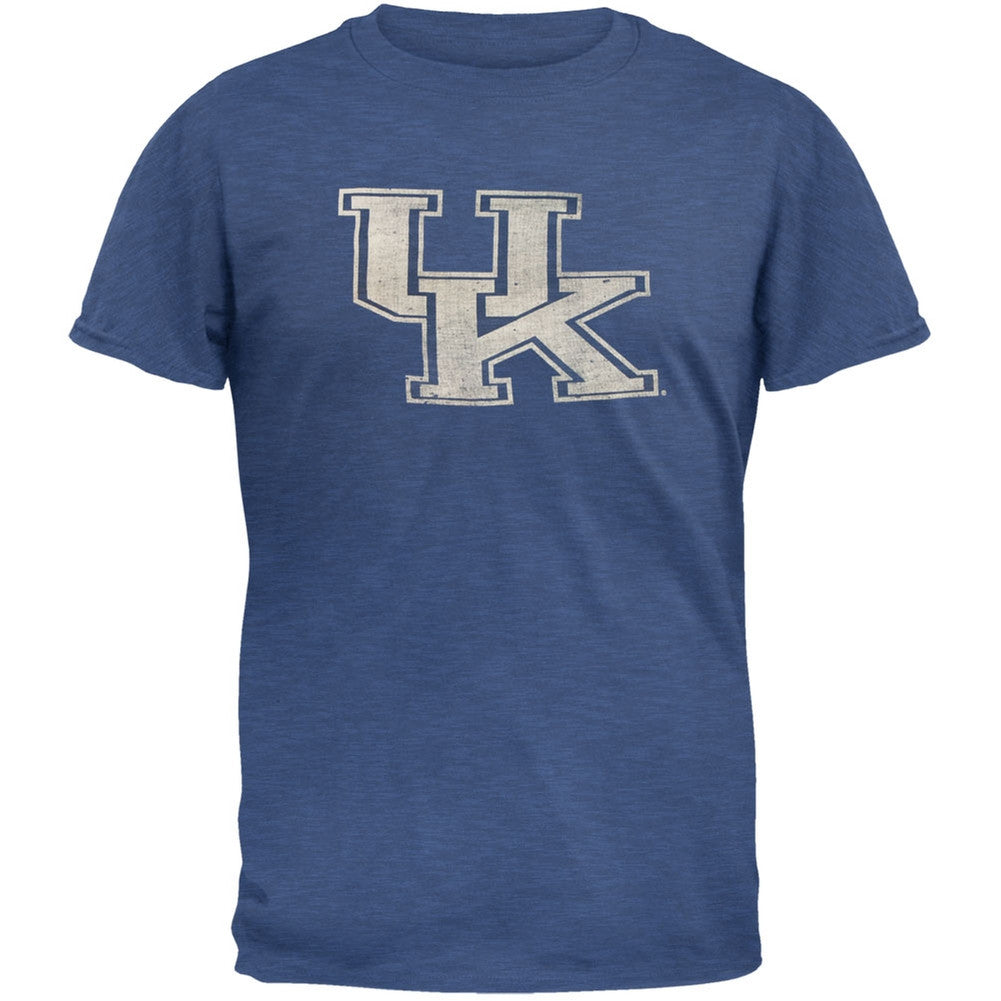 Kentucky Wildcats - Logo Scrum Premium Adult T-Shirt Men's T-Shirts Kentucky Wildcats MD Dark Blue 