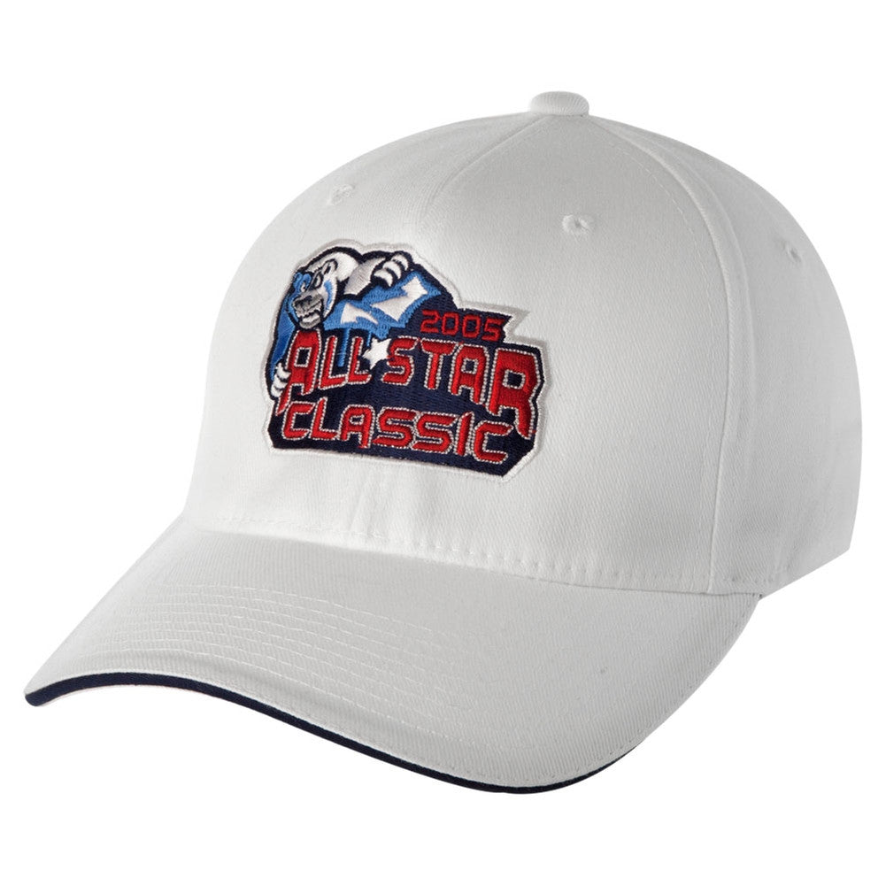 Adirondack Frostbite - All Star Classic 2005 White Flexfit Baseball Cap Fitted Baseball Caps Adirondack Frostbite   