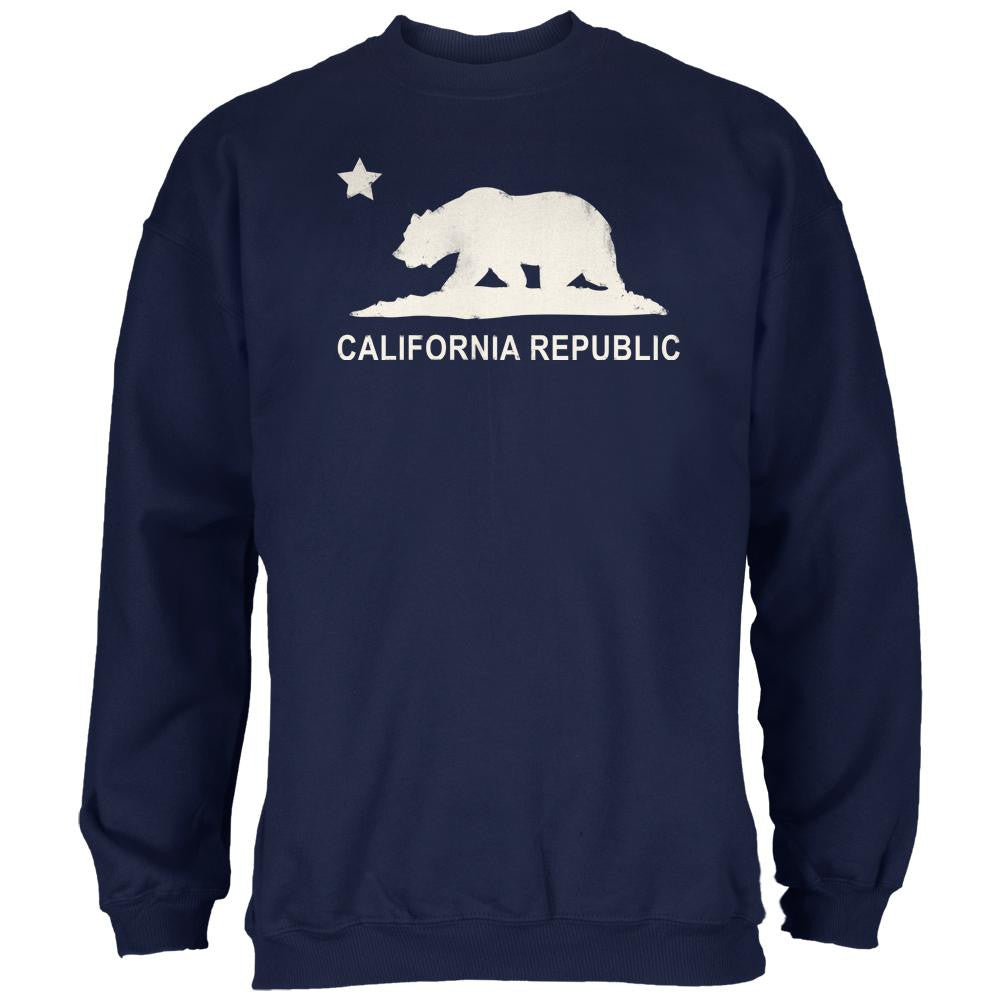 California Republic Navy Adult Sweatshirt Men's Sweatshirts Old Glory   