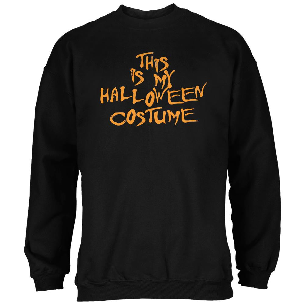 My Funny Cheap Halloween Costume Black Adult Sweatshirt Men's Sweatshirts Old Glory 2XL Black 