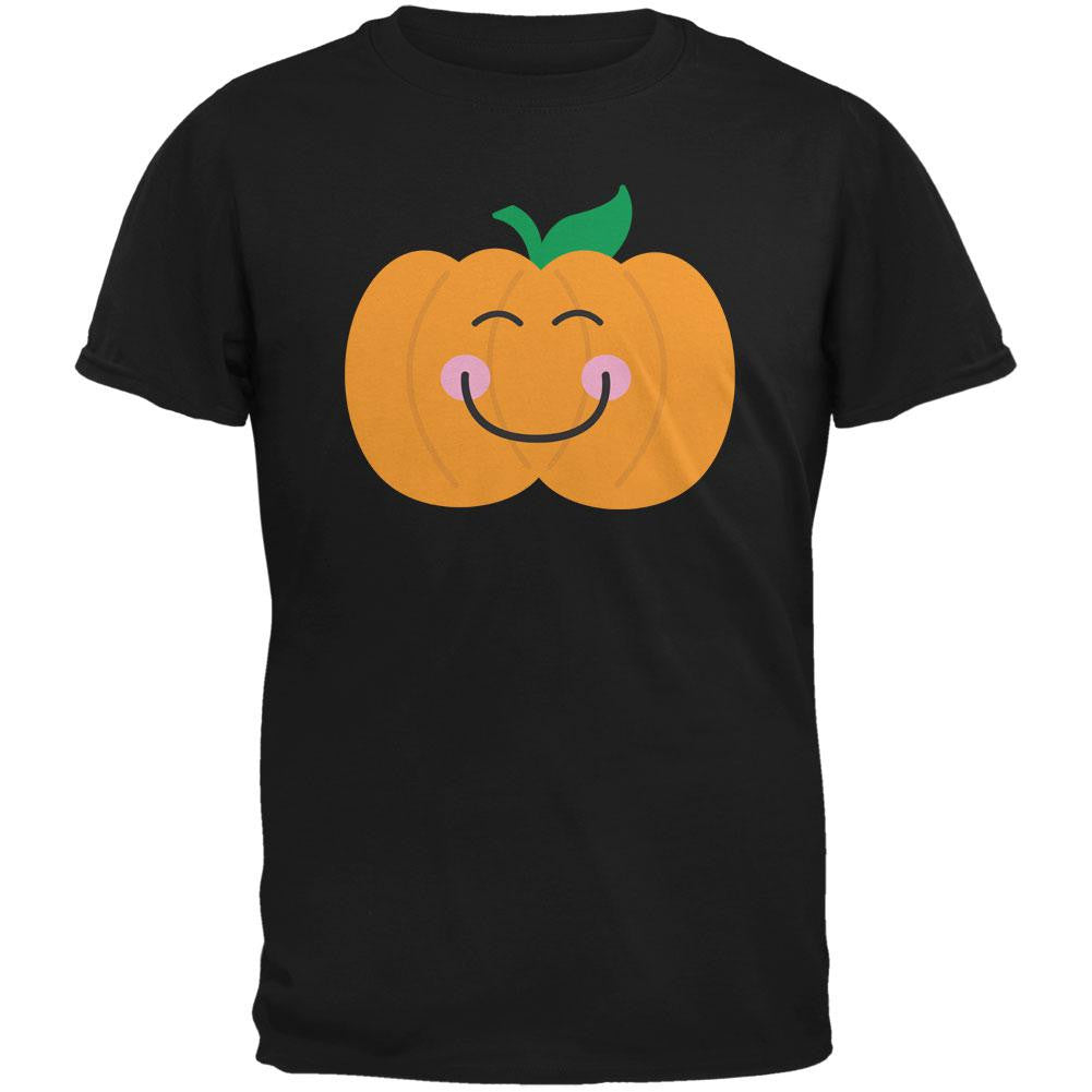 Halloween Little Pumpkin Black Youth T-Shirt Youth T-Shirts Old Glory LG Black 