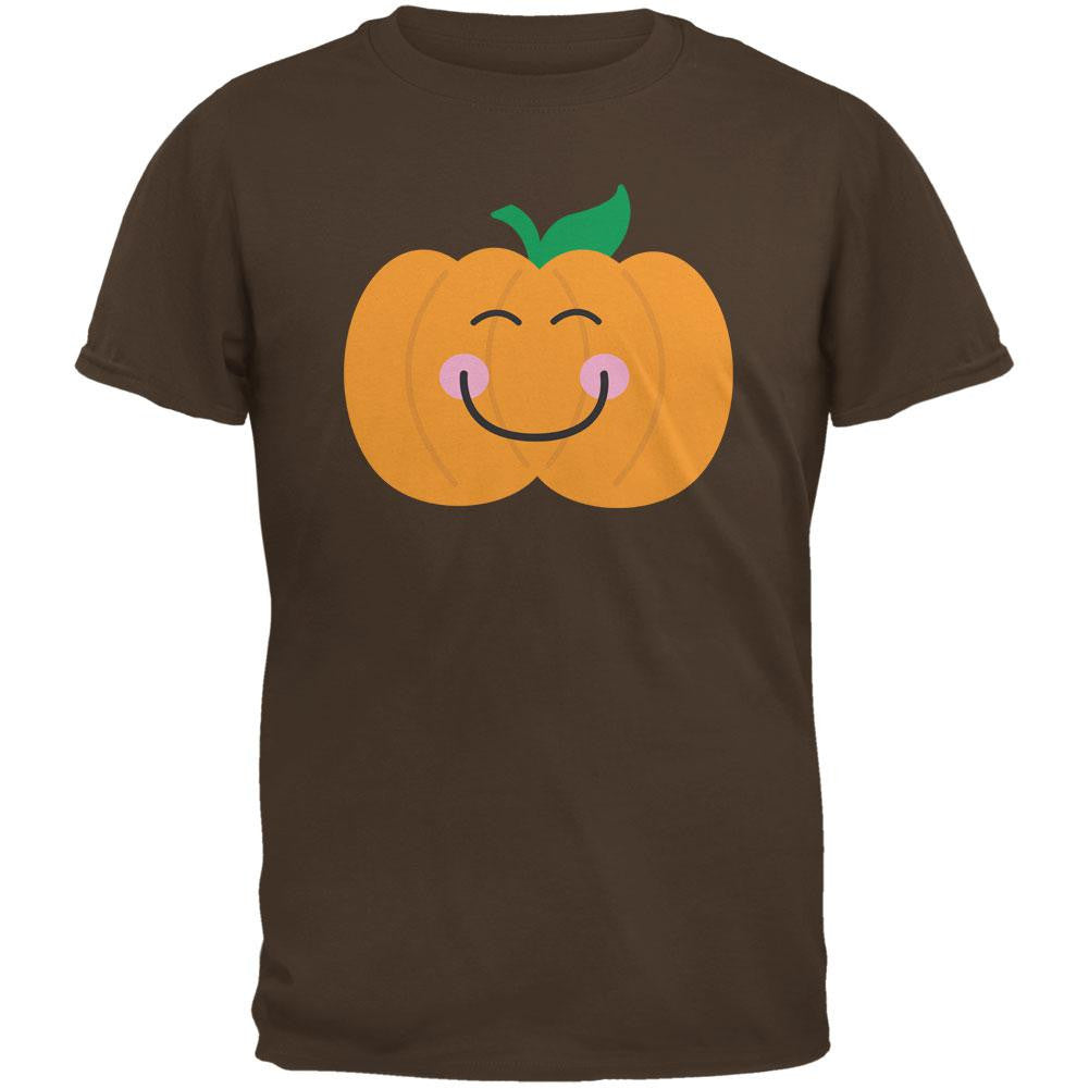 Halloween Little Pumpkin Brown Youth T-Shirt Youth T-Shirts Old Glory LG Brown 