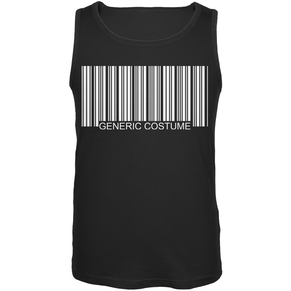 Halloween Generic Barcode Costume Black Adult Tank Top Men's Tank Tops Old Glory 2XL Black 