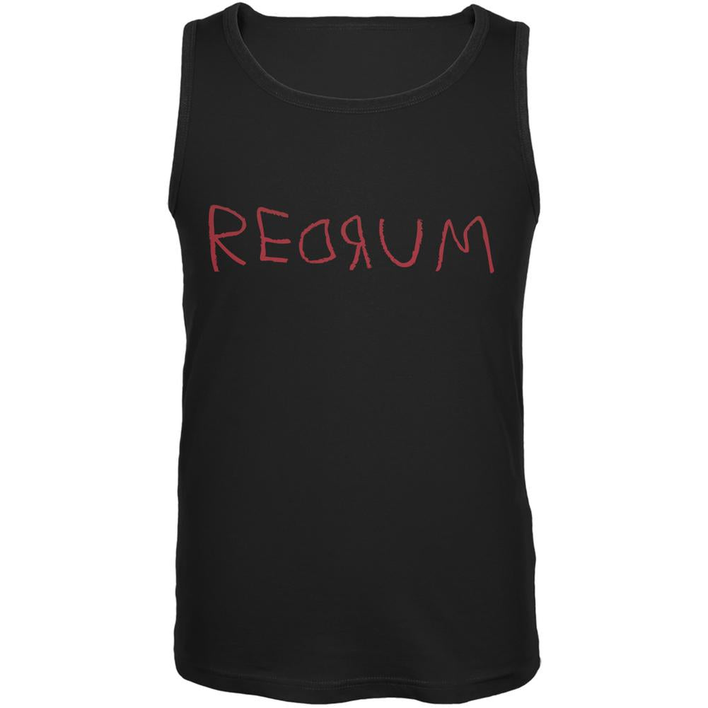 Halloween Horror Redrum Black Adult Tank Top Men's Tank Tops Old Glory 2XL Black 