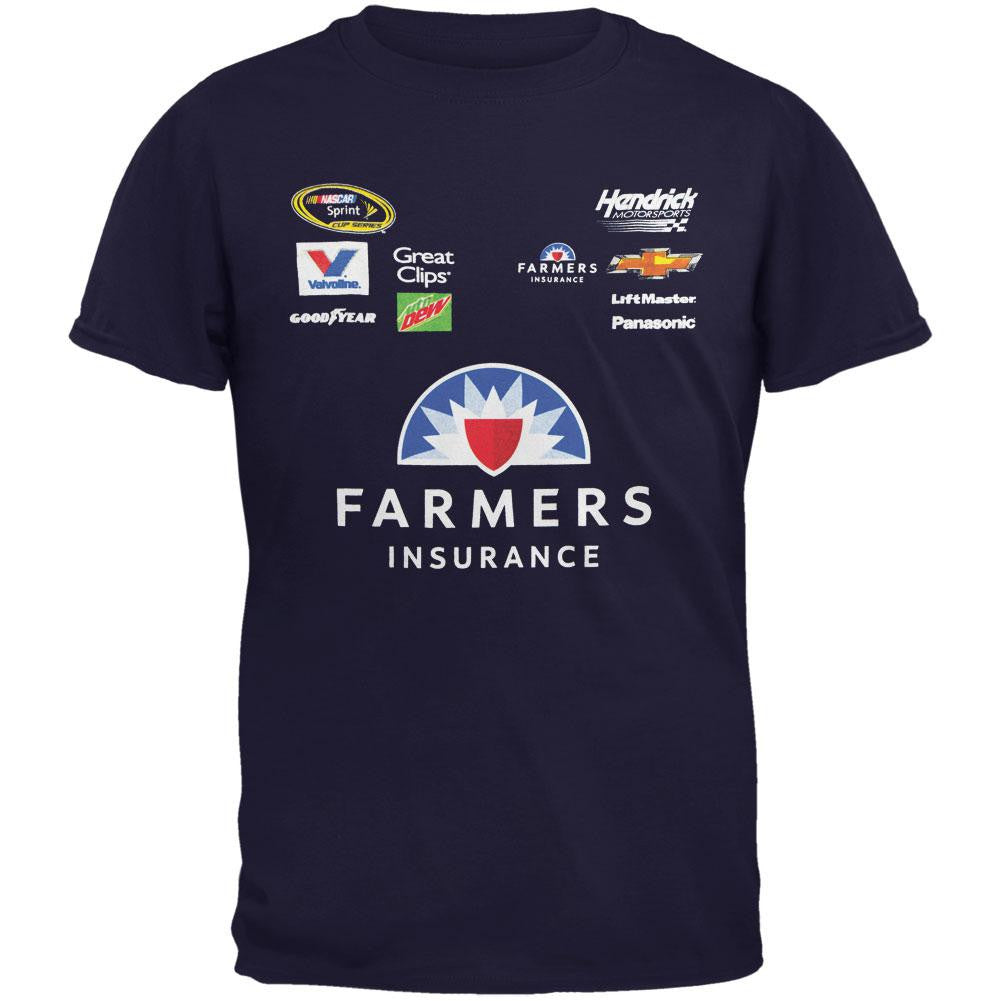 Kasey Kahne - 5 Uniform Costume Adult T-Shirt Men's T-Shirts Kasey Kahn MD Dark Blue 