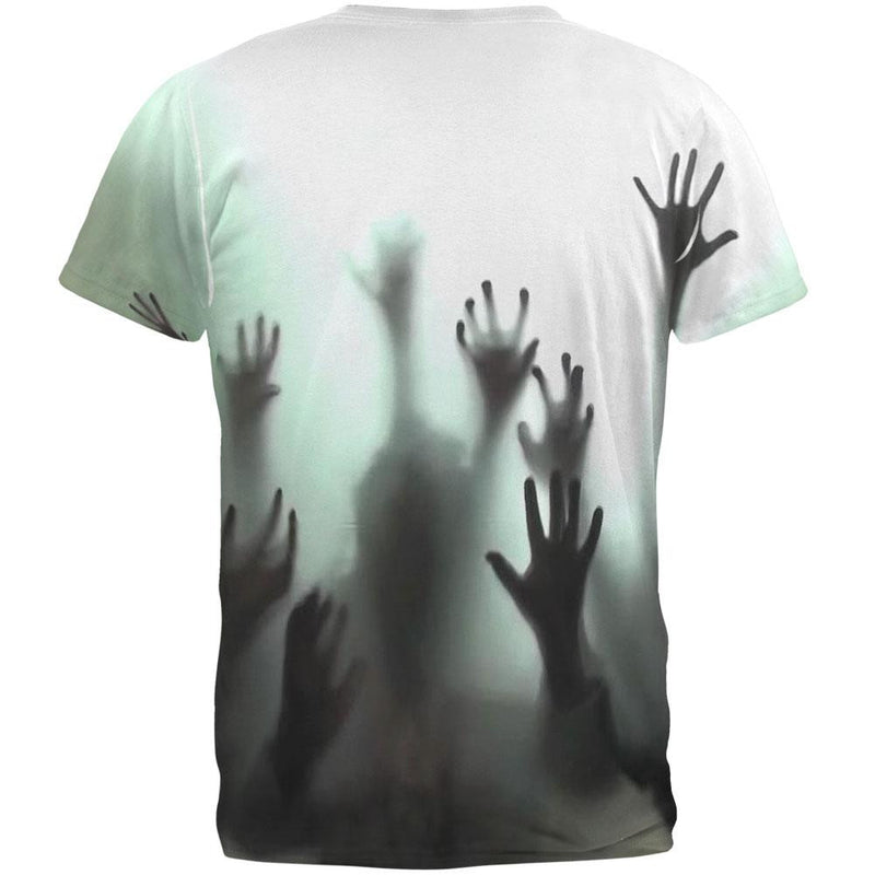 Halloween Zombie Hands All Over Adult T-Shirt Men's T-Shirts Old Glory   