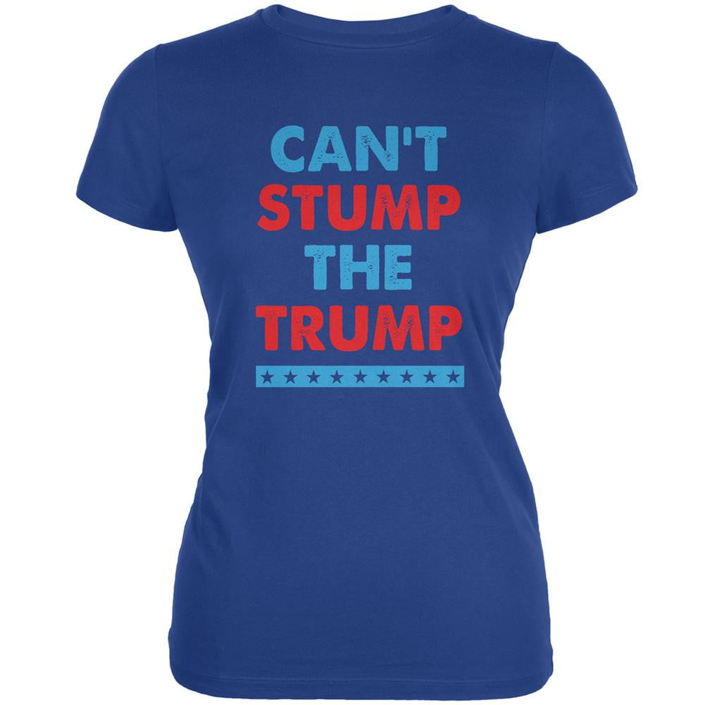 Election 2016 Trump Can't Stump The Trump Royal Juniors Soft T-Shirt Juniors T-Shirts Old Glory 2XL Blue 