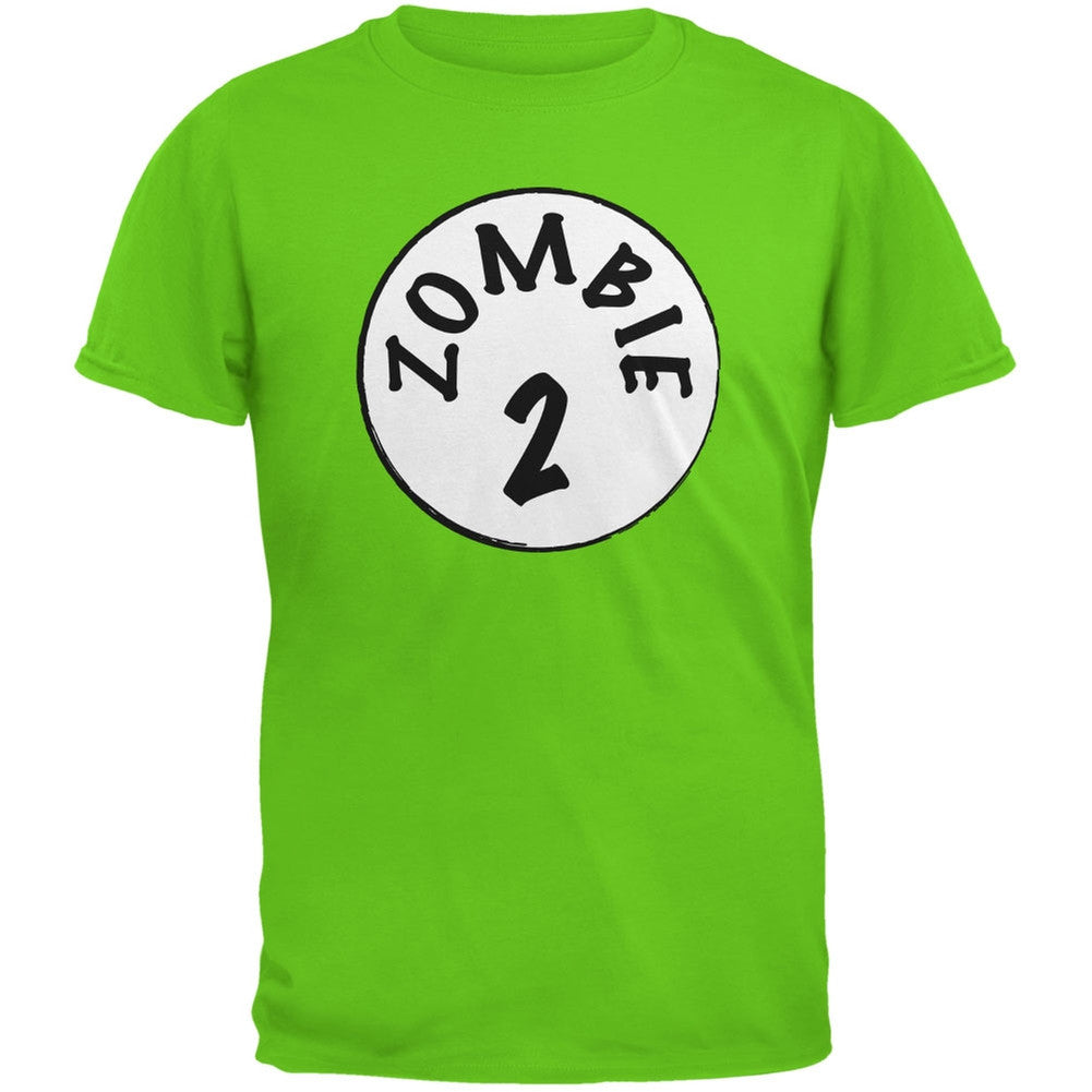 Halloween Zombie 2 Two Costume Electric Green Youth T-Shirt Youth T-Shirts Old Glory LG Green 