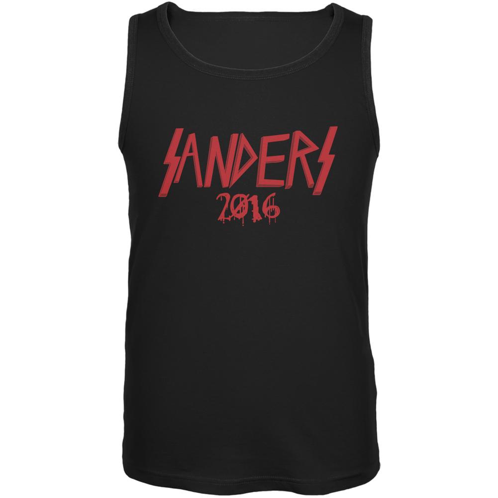 Election 2020 Bernie Sanders 2020 Metal Head Black Adult Tank Top Men's Tank Tops Old Glory 2XL Black 