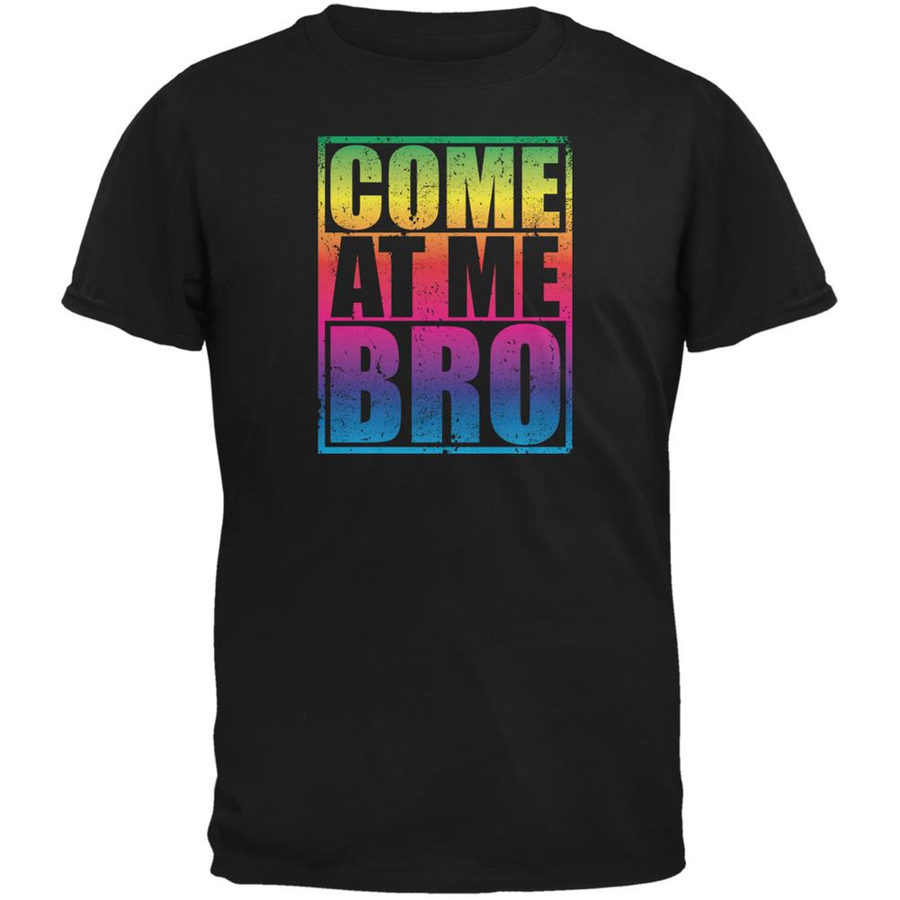 Come At Me Bro Black Adult T-Shirt Men's T-Shirts Old Glory 2XL Black 