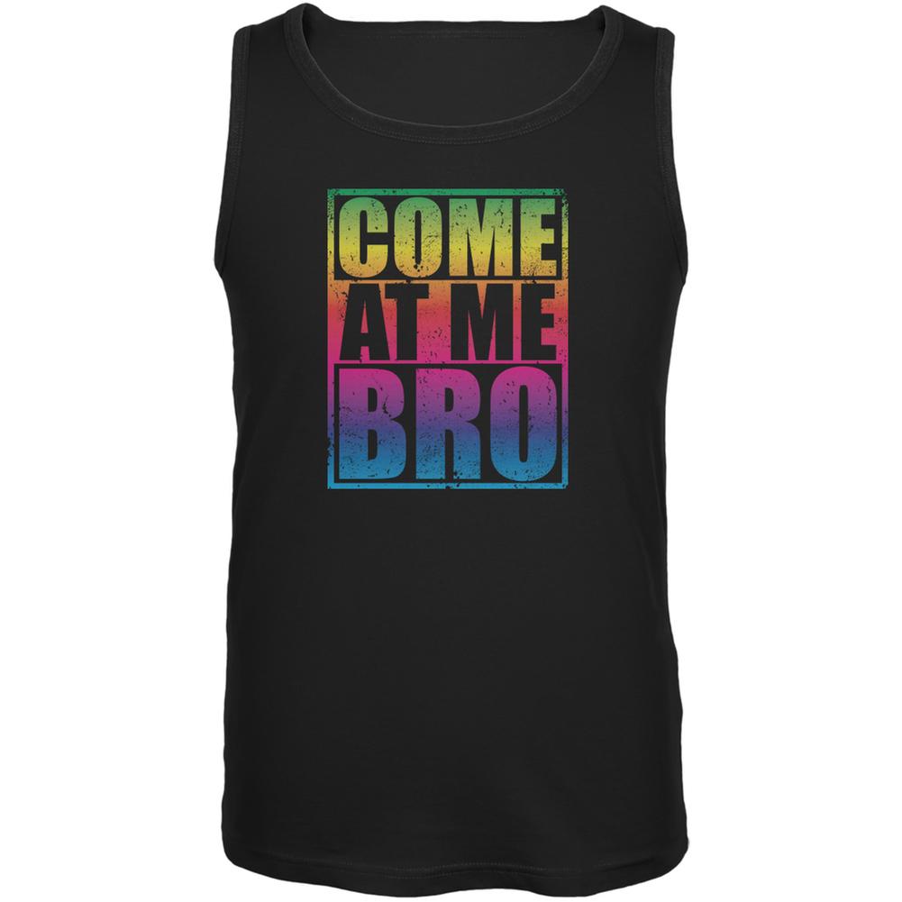 Come At Me Bro Black Adult Tank Top Men's Tank Tops Old Glory 2XL Black 