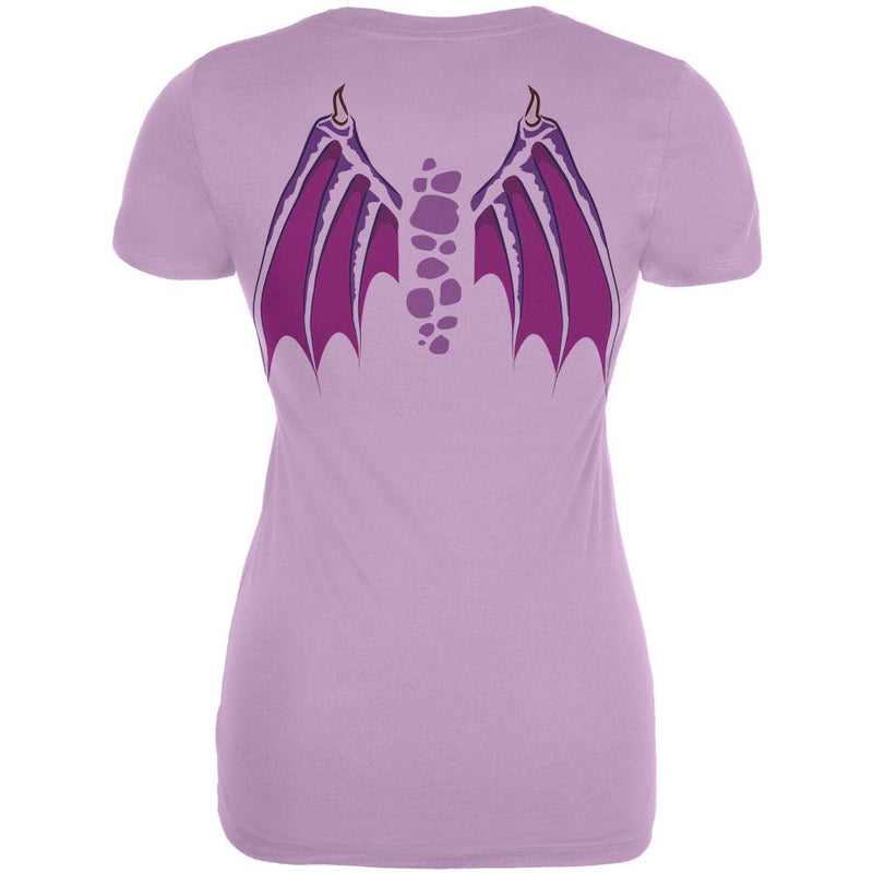 Halloween Flying Purple People Eater Lilac Juniors Soft T-Shirt Juniors T-Shirts Old Glory   