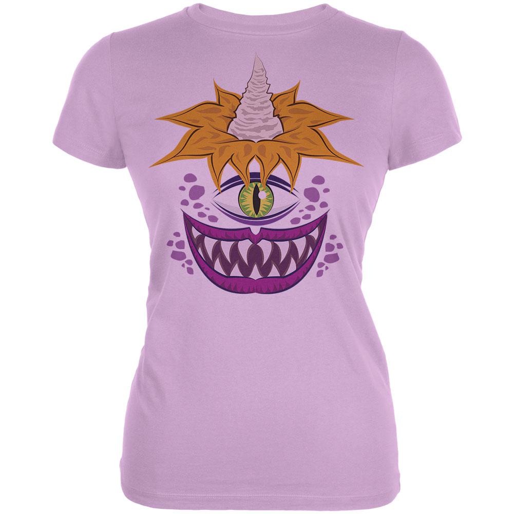 Halloween Flying Purple People Eater Lilac Juniors Soft T-Shirt Juniors T-Shirts Old Glory LG Purple 