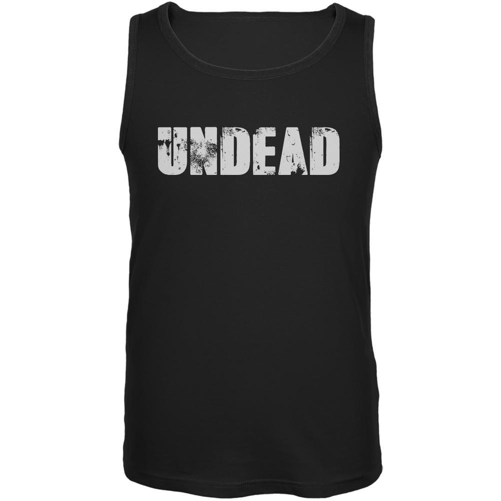 Halloween Undead Black Adult Tank Top Men's Tank Tops Old Glory 2XL Black 