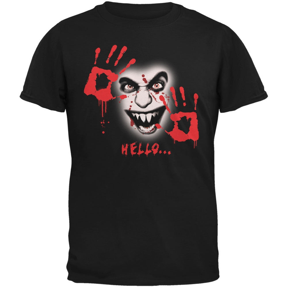 Halloween Hello... Black Adult T-Shirt Men's T-Shirts Old Glory 2XL Black 