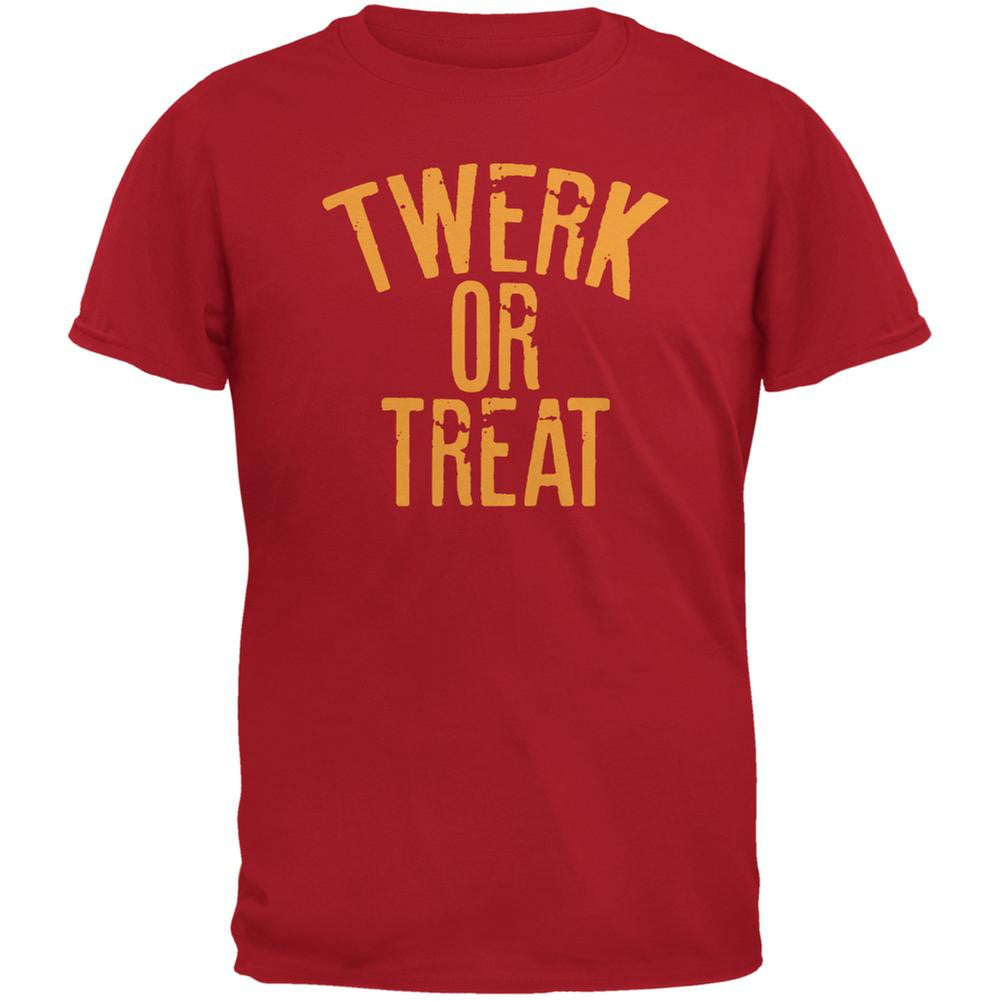 Halloween Twerk Or Treat Red Adult T-Shirt Men's T-Shirts Old Glory 2XL Red 