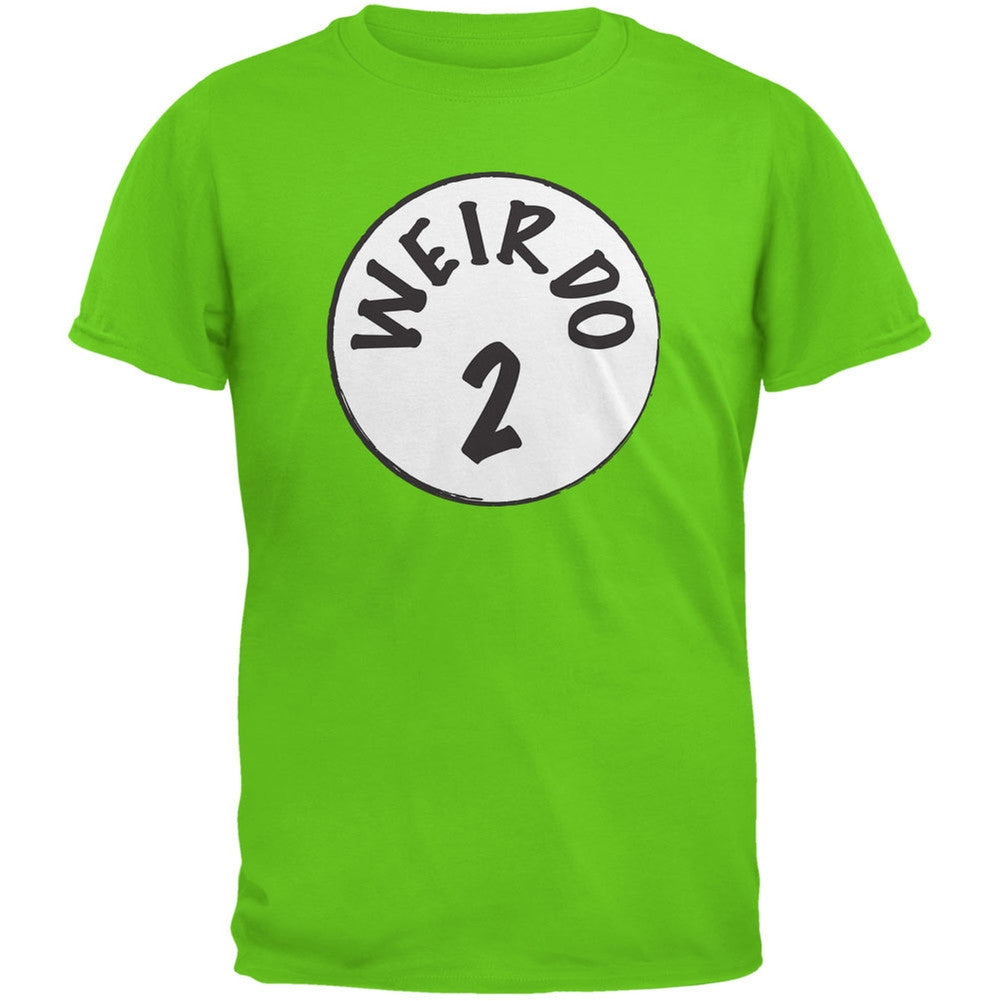 Halloween Weirdo 2 Two Electric Green Youth T-Shirt Youth T-Shirts Old Glory LG Green 