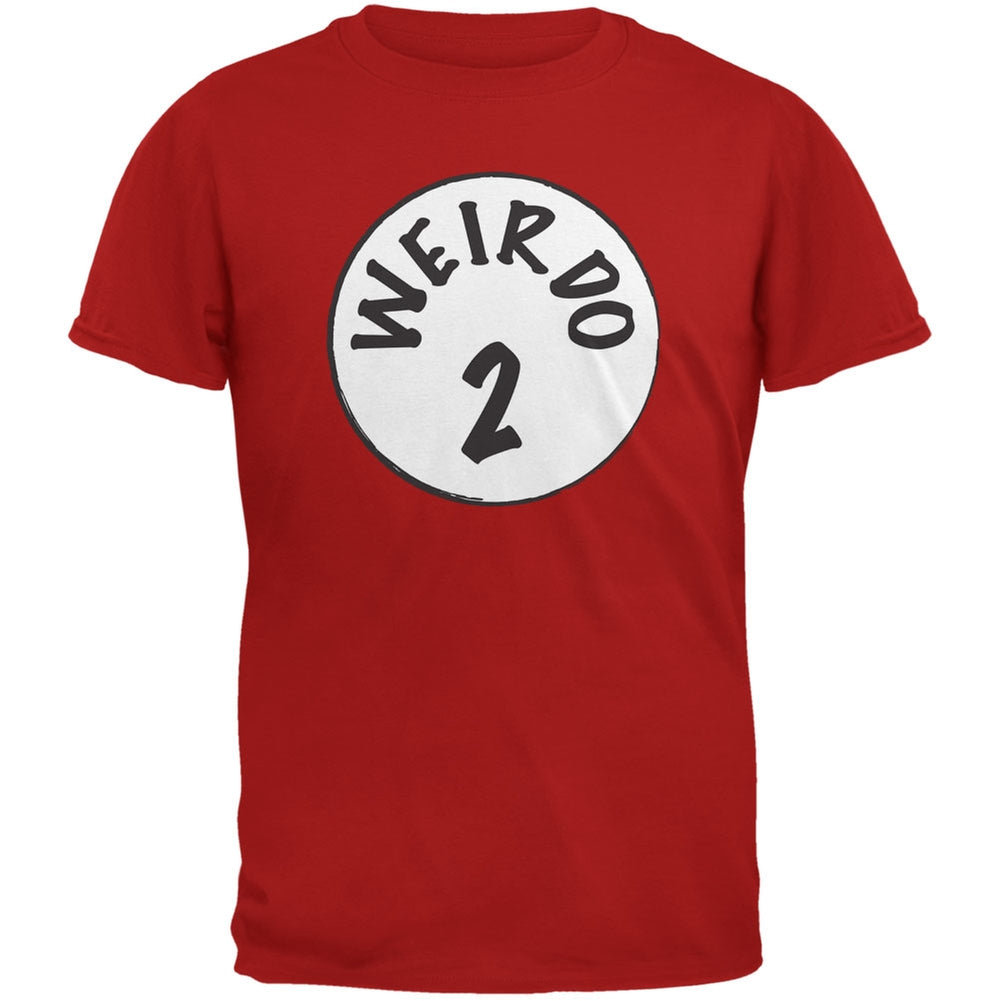 Halloween Weirdo 2 Two Red Youth T-Shirt Youth T-Shirts Old Glory LG Red 