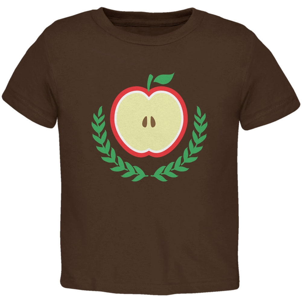 Baby Shower Theme Apple of My Eye Brown Toddler T-Shirt Toddler T-Shirts Old Glory 2T Brown 