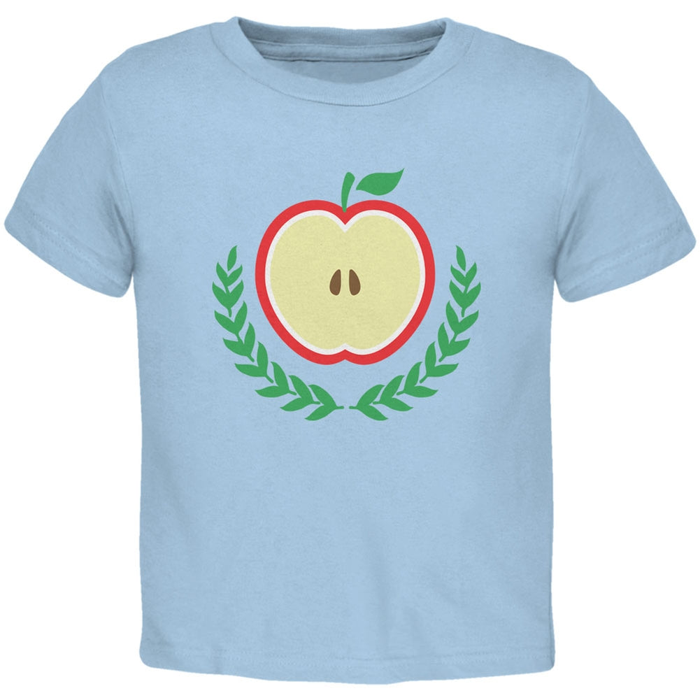 Baby Shower Theme Apple of My Eye Light Blue Toddler T-Shirt Toddler T-Shirts Old Glory 2T Blue 