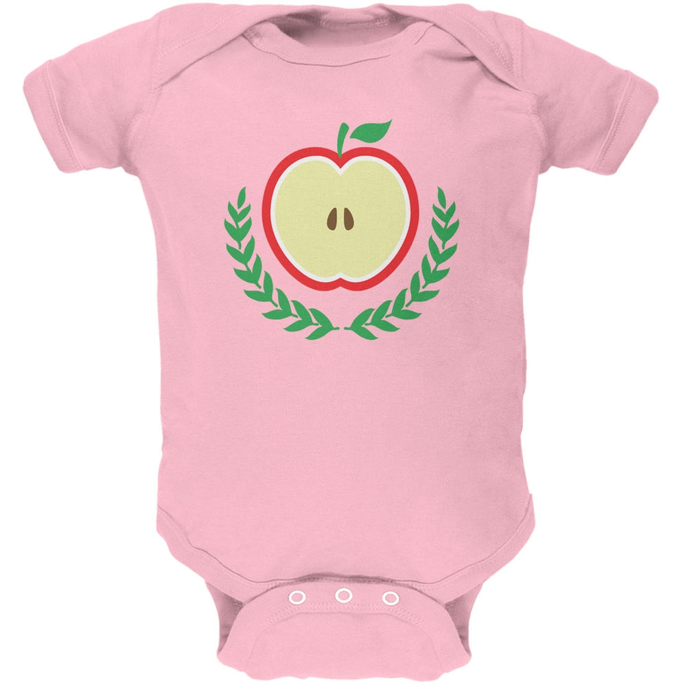 Baby Shower Theme Apple of My Eye Light Pink Soft Baby One Piece Baby One Piece Old Glory 0-3M Pink 