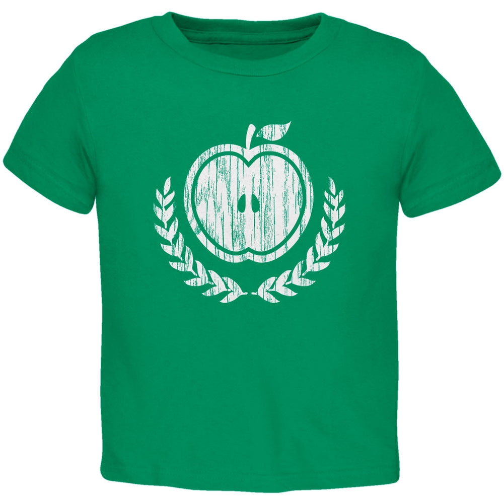 Baby Shower Theme Apple of My Eye Rustic Kelly Green Toddler T-Shirt Toddler T-Shirts Old Glory 2T Green 