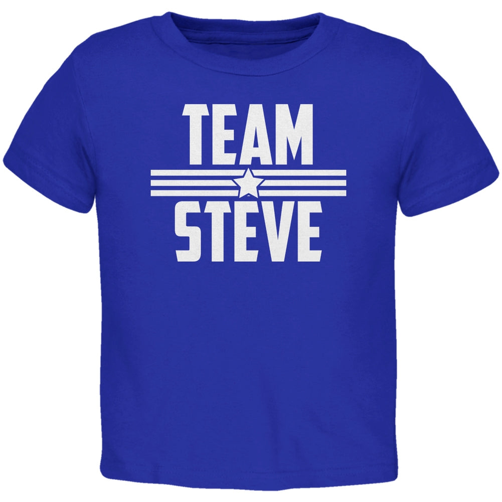 Civil War Team Steve Royal Toddler T-Shirt Toddler T-Shirts Old Glory 2T Blue 