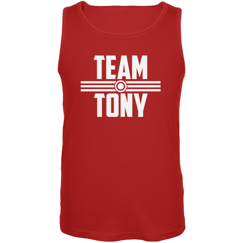 Civil War Team Tony Red Adult Tank Top Men's Tank Tops Old Glory 2XL Red 