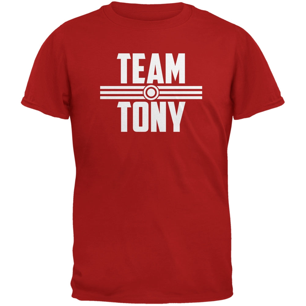 Civil War Team Tony Red Youth T-Shirt Youth T-Shirts Old Glory LG Red 