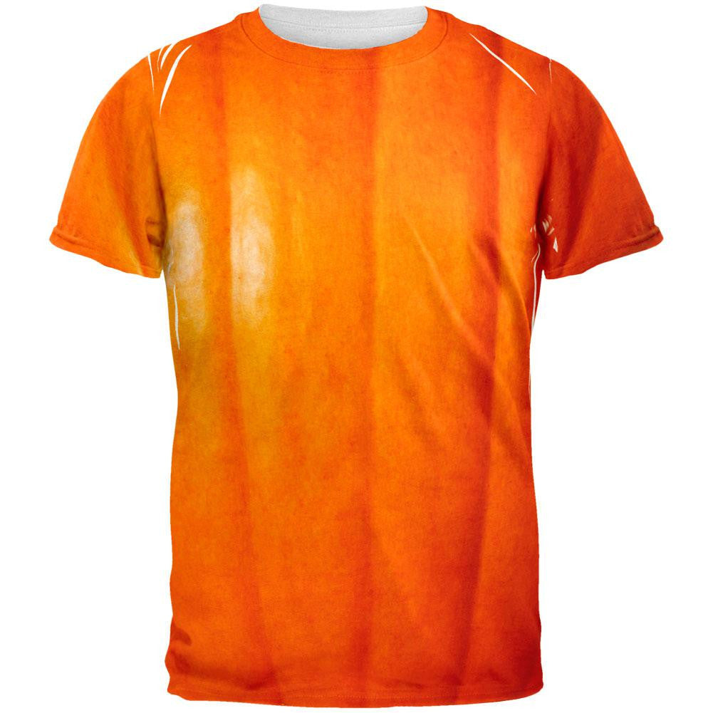 Halloween Costume All Over Pumpkin Mens T Shirt Men's T-Shirts Old Glory SM  