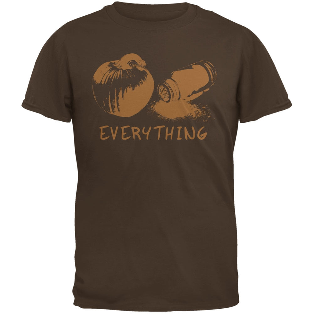 Pumpkin Spice Everything Brown Adult T-Shirt Men's T-Shirts Old Glory 2XL Brown 