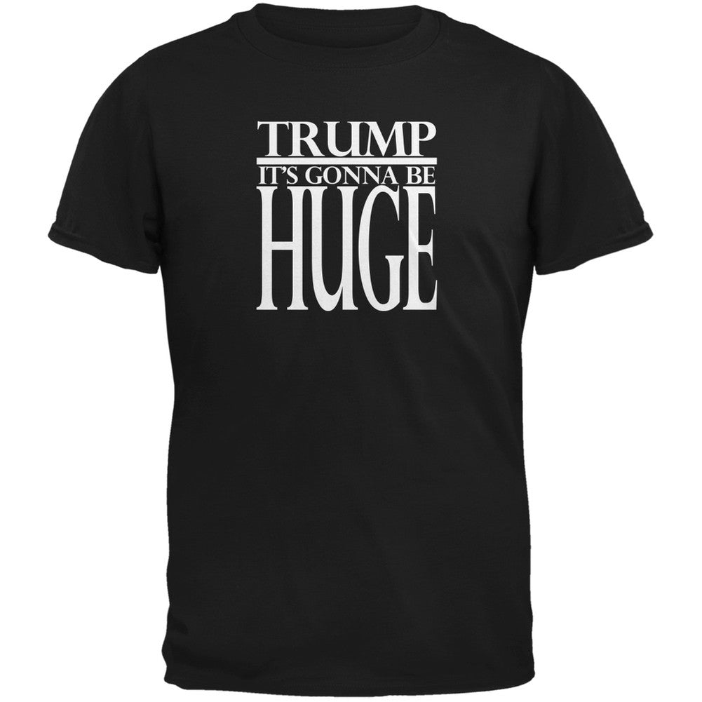 Election 2016 Trump Huge Black Youth T-Shirt Youth T-Shirts Old Glory LG Black 