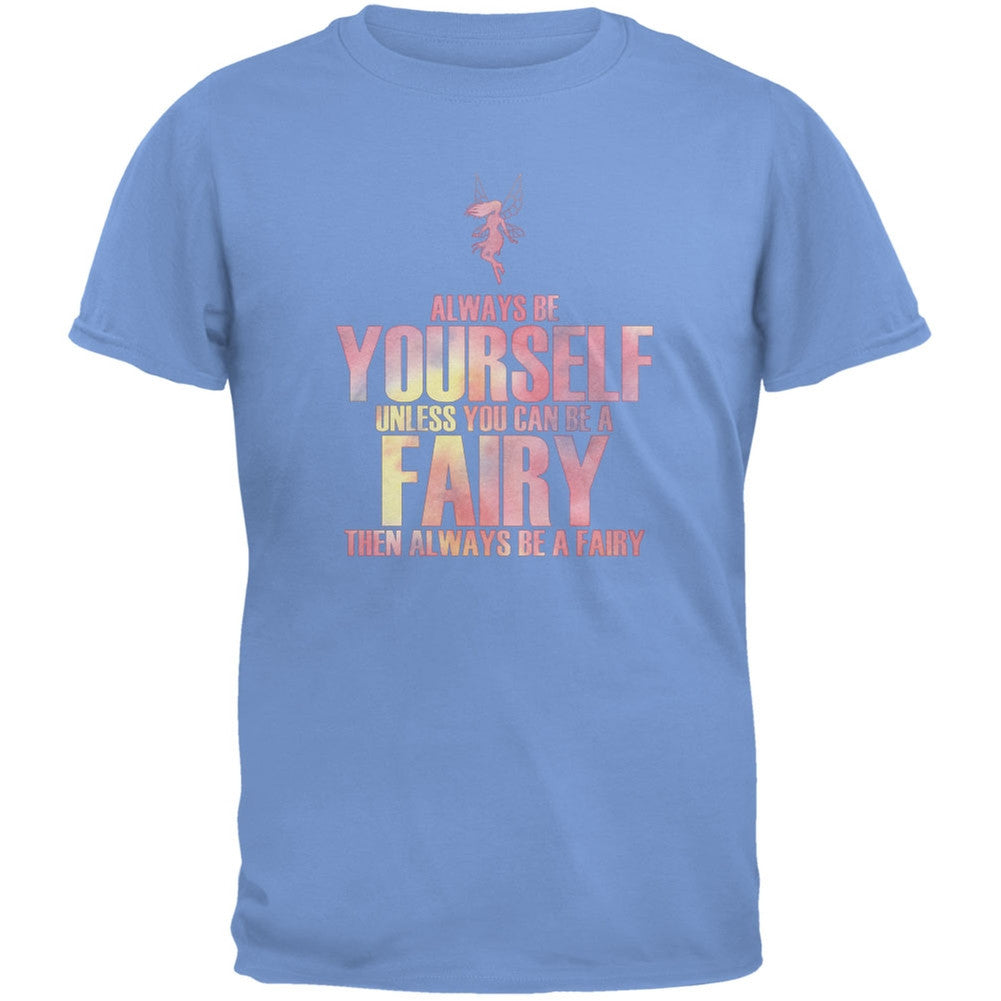 Halloween Always Be Yourself Fairy Carolina Blue Youth T-Shirt Youth T-Shirts Old Glory LG Blue 