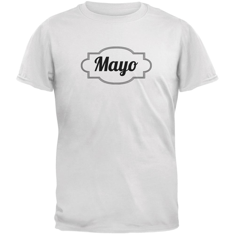 Halloween Mayonnaise Costume White Adult T-Shirt Men's T-Shirts Old Glory 2XL White 