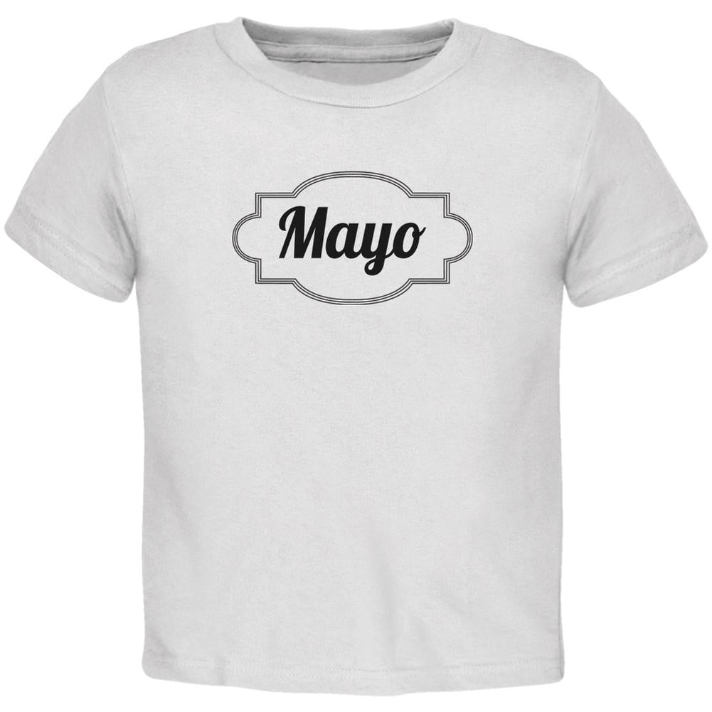 Halloween Mayonnaise Costume White Toddler T-Shirt Toddler T-Shirts Old Glory 2T White 