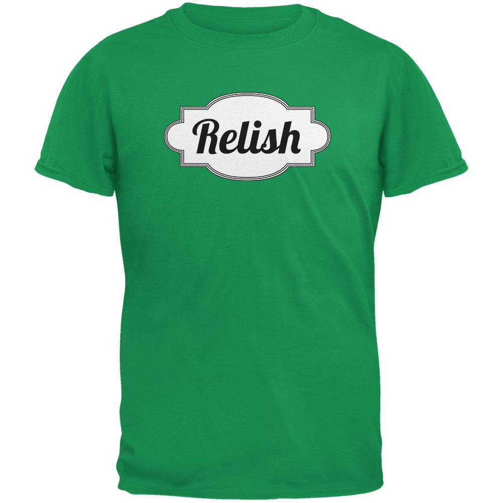 Halloween Relish Costume Irish Green Adult T-Shirt Men's T-Shirts Old Glory 2XL Green 