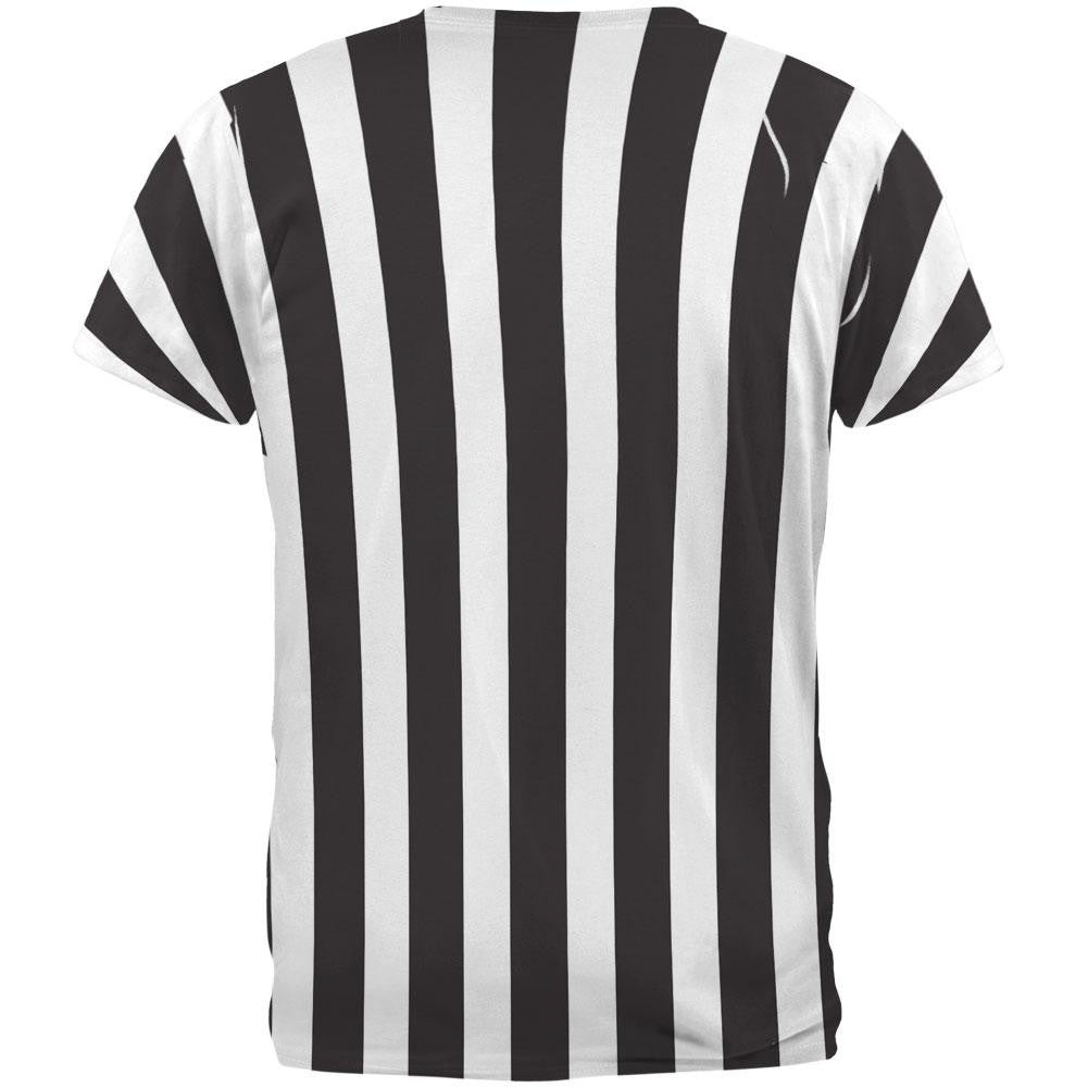 Halloween Referee All Over Adult T-Shirt Men's T-Shirts Old Glory   