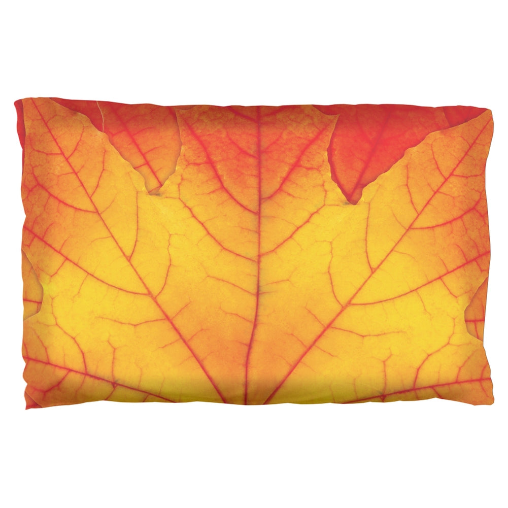 Autumn Fall Leaf Pillow Case Pillowcases Old Glory OS Multicoloured 