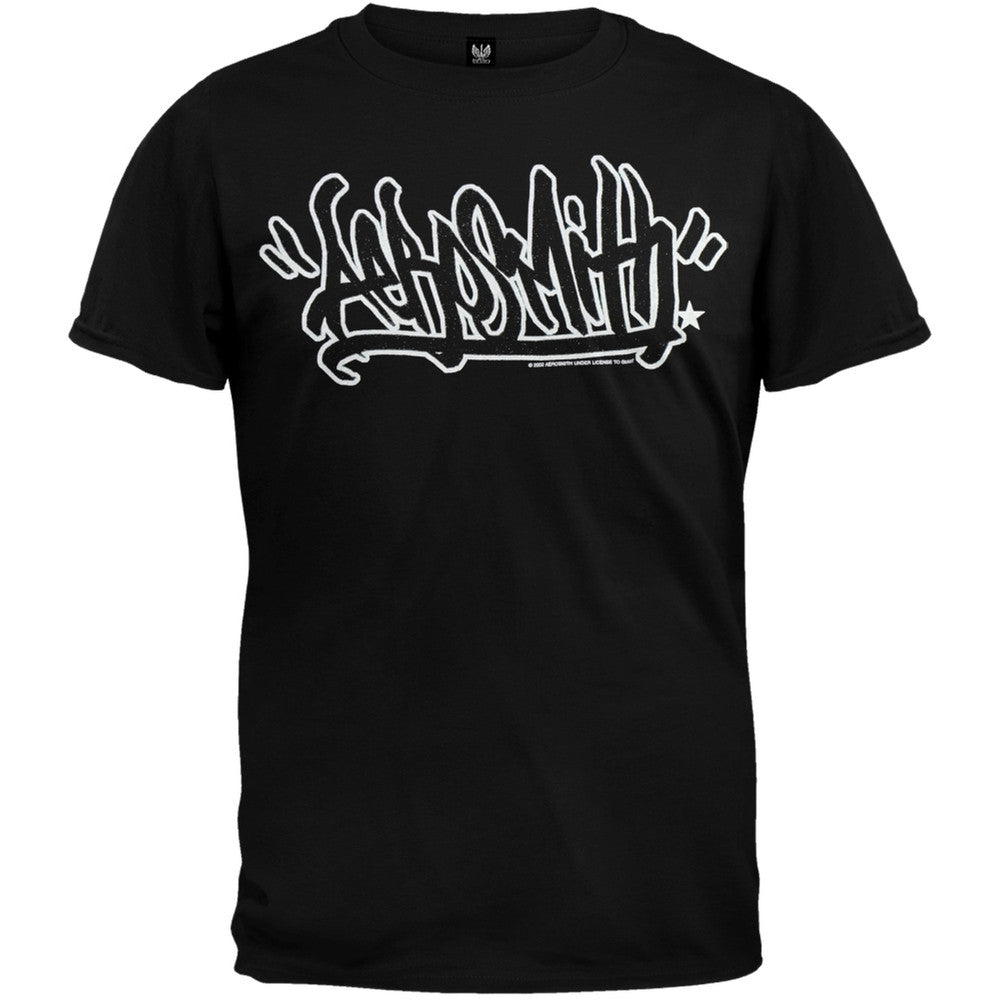 Aerosmith - Sharpie T-Shirt Men's T-Shirts Aerosmith XL Black