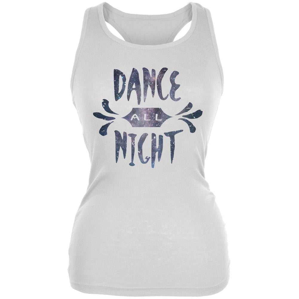 Dance All Night White Juniors Soft Tank Top Juniors Tank Tops Old Glory 2XL White 