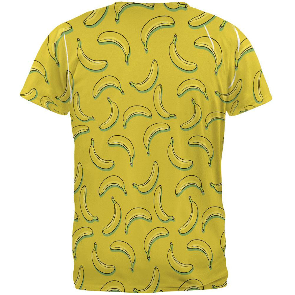 Bananas All Over Adult T-Shirt Men's T-Shirts Old Glory   