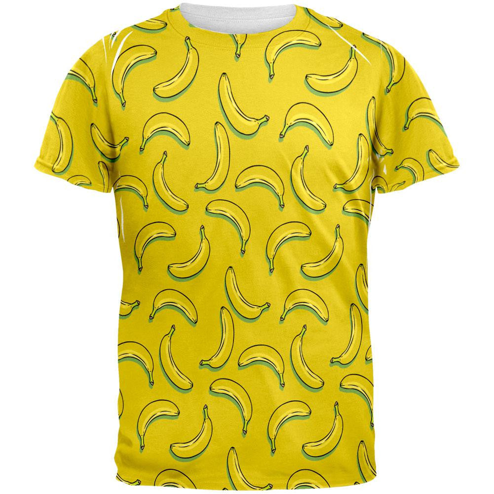 Bananas All Over Adult T-Shirt Men's T-Shirts Old Glory 2XL Multi 