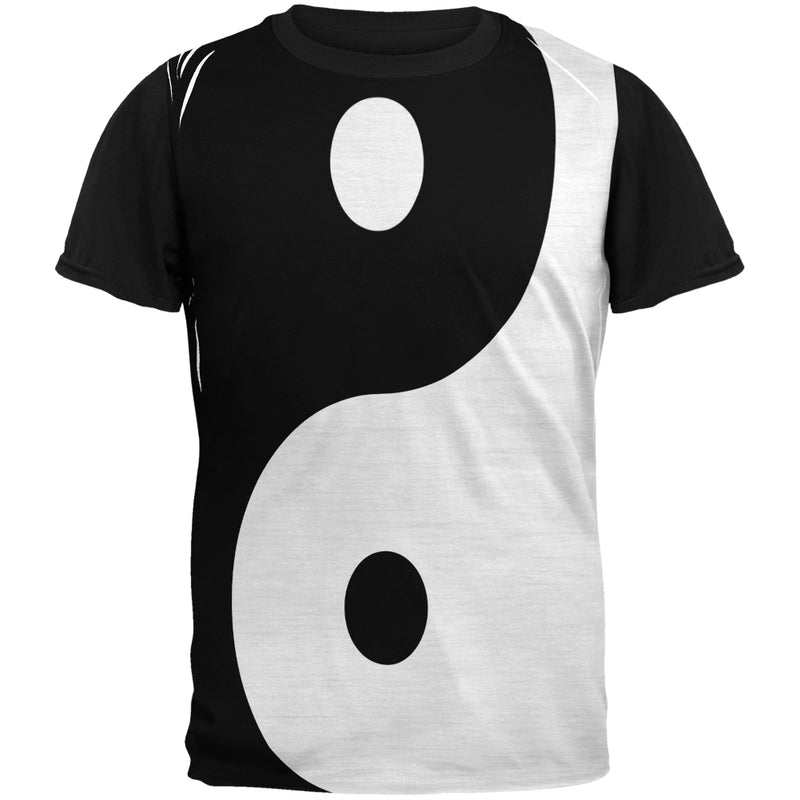 Yin Yang Adult Black Back T-Shirt Men's T-Shirts Old Glory LG Multi 