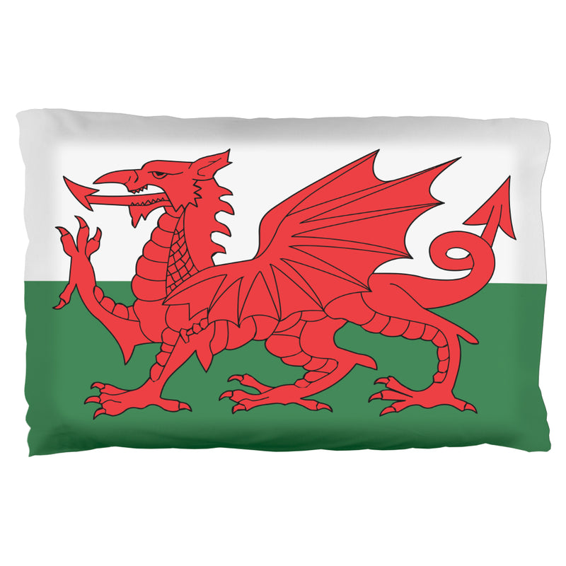 Welsh Flag Pillow Case Pillowcases Old Glory OS Multi 