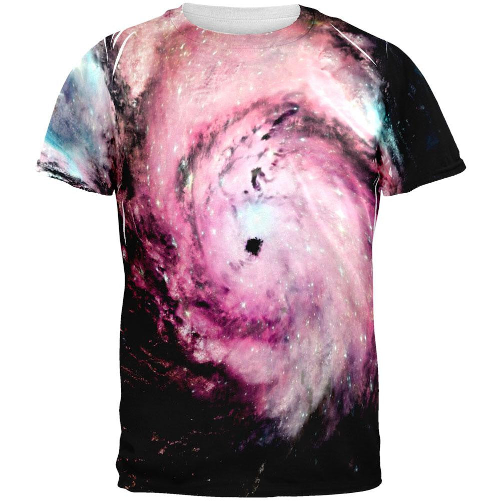 Galactic Hurricane All Over Adult T-Shirt Men's T-Shirts Old Glory 2XL White 