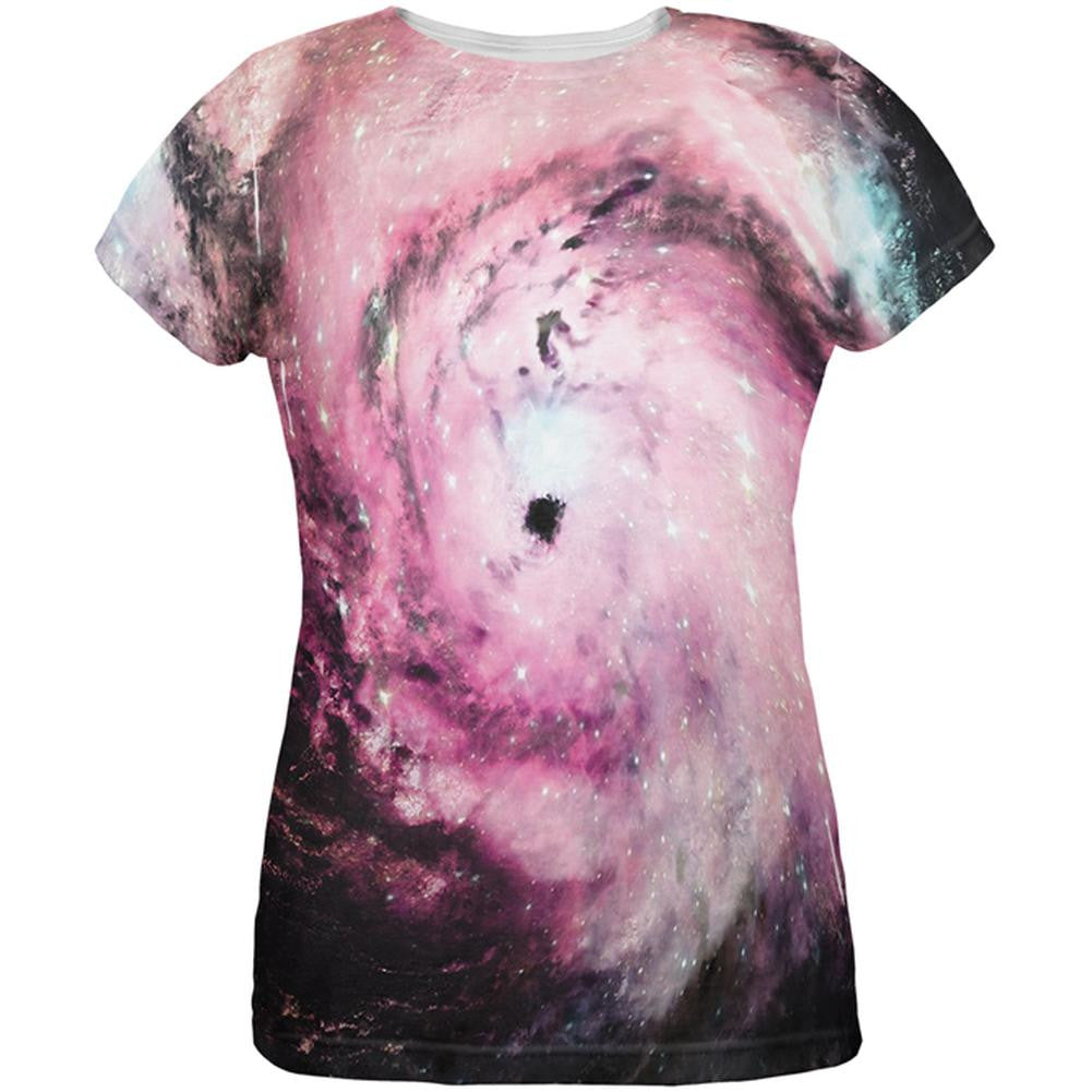 Galactic Hurricane All Over Womens T-Shirt Women's T-Shirts Old Glory 2XL White 