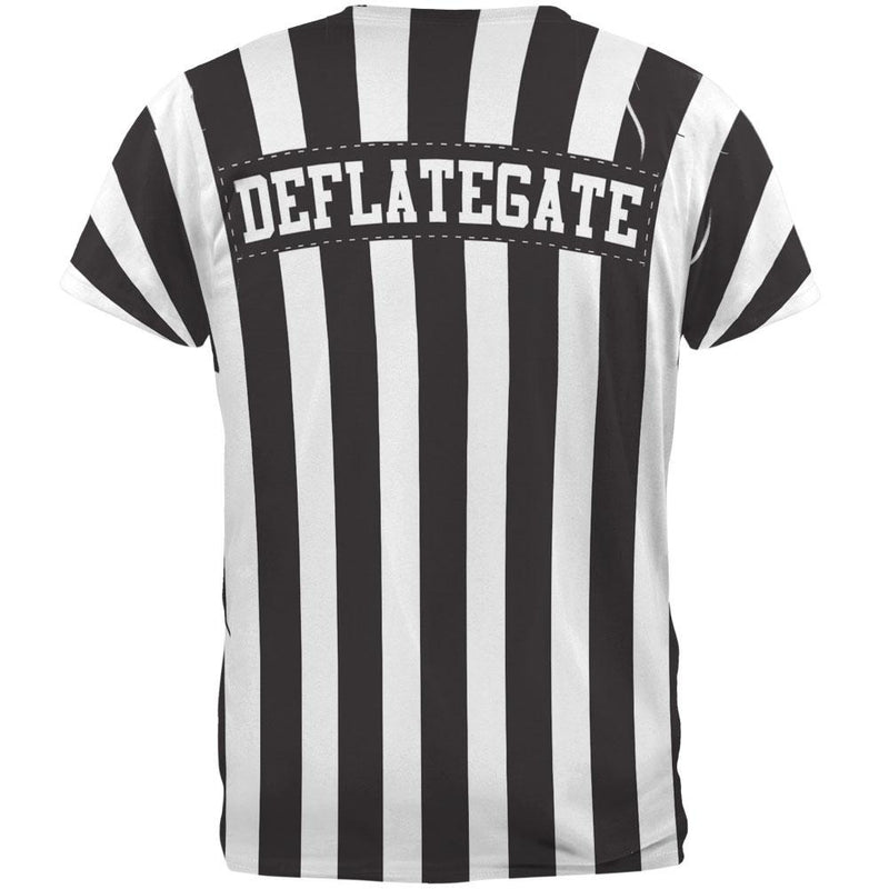 Halloween Deflategate Ball Referee Costume All Over Adult T-Shirt Men's T-Shirts Old Glory   