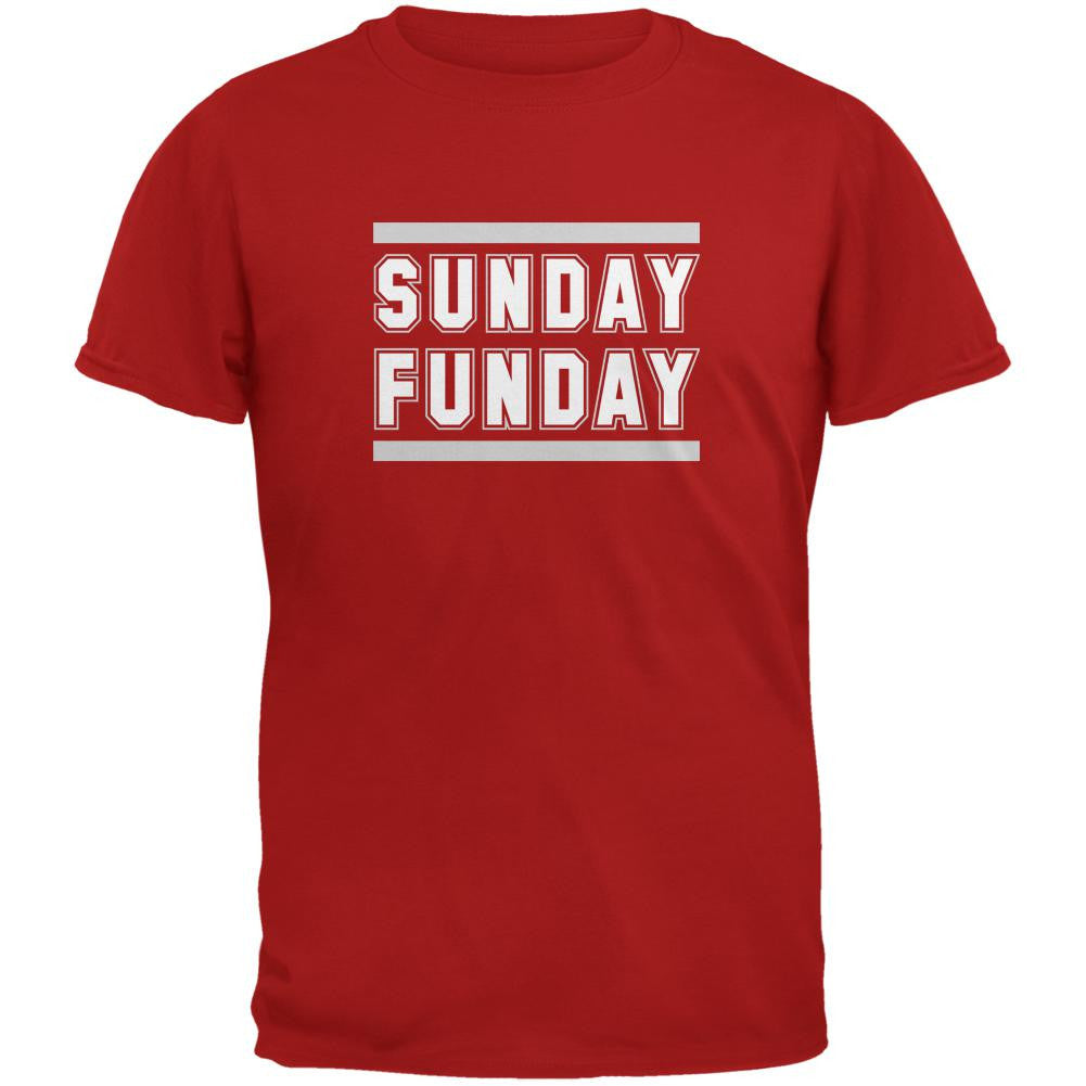Sunday Funday Atlanta Red Adult T-Shirt Men's T-Shirts Old Glory 2XL Red 