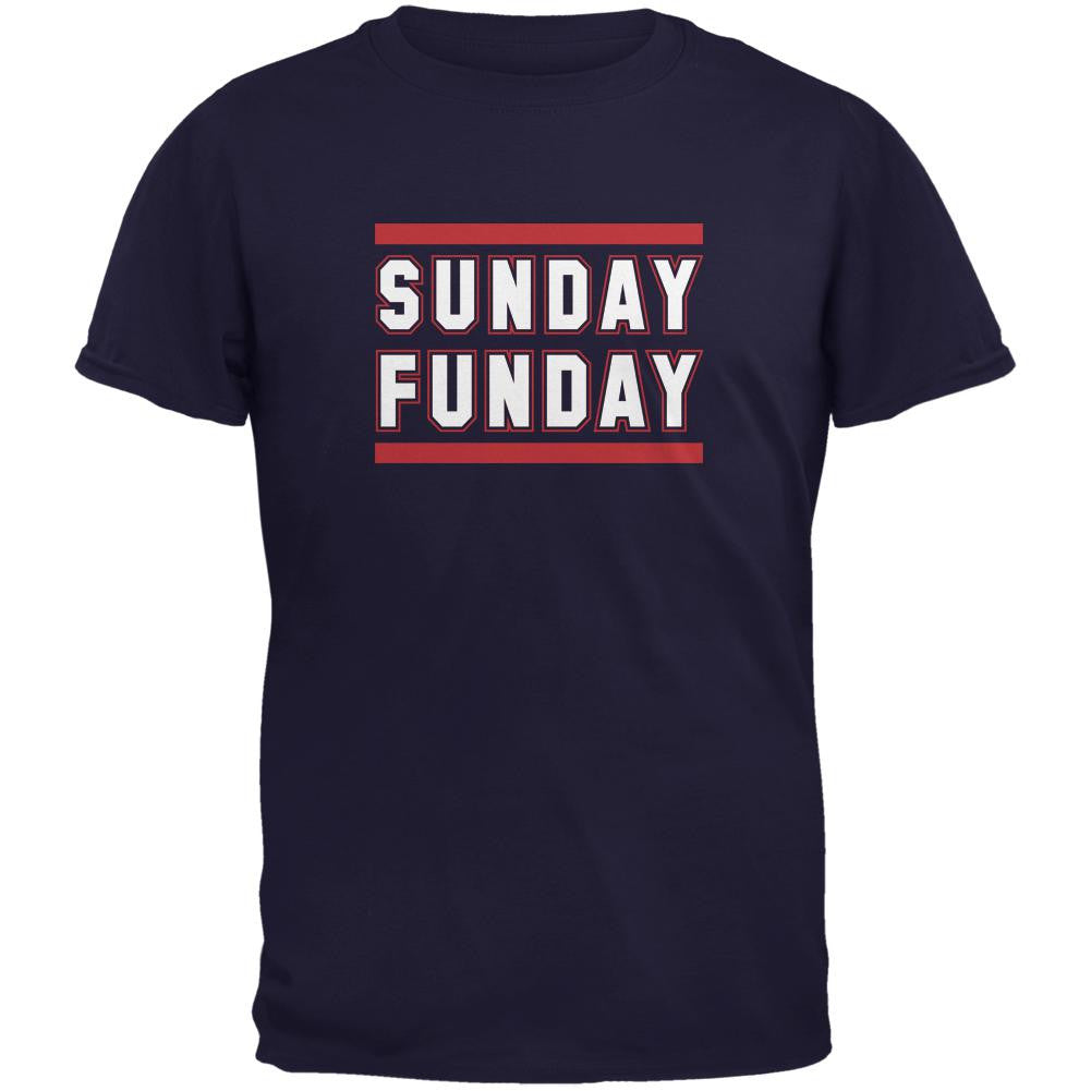 Sunday Funday Houston Navy Adult T-Shirt Men's T-Shirts Old Glory 2XL Blue 