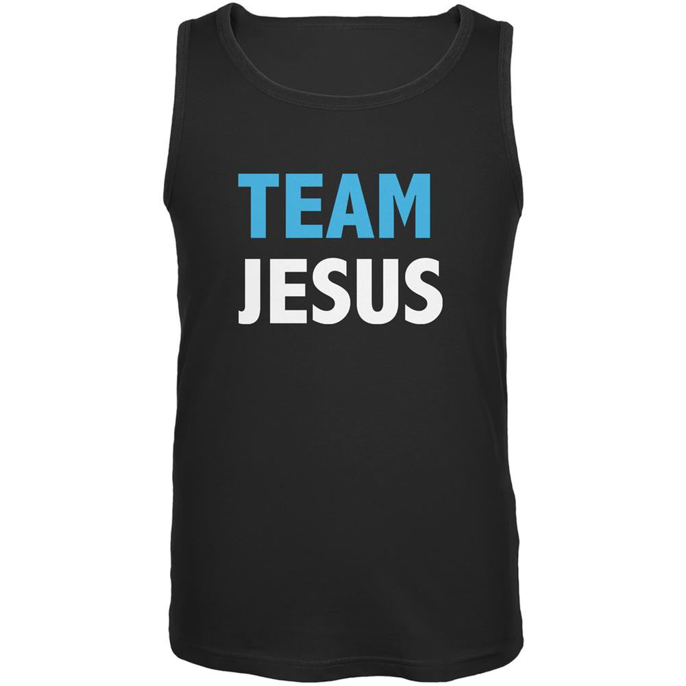 Team Jesus Black Adult Tank Top Men's Tank Tops Old Glory 2XL Black 